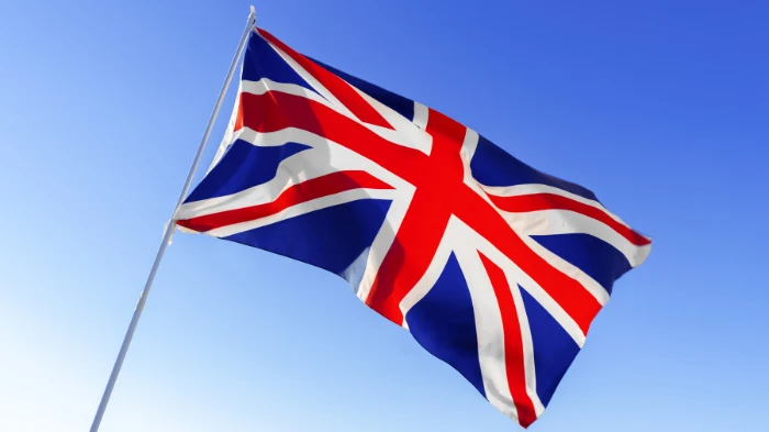 celebrating british naturalisation by flying british flag